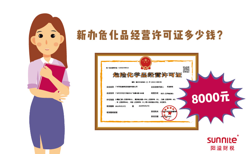 新辦?；方?jīng)營許可證多少錢?